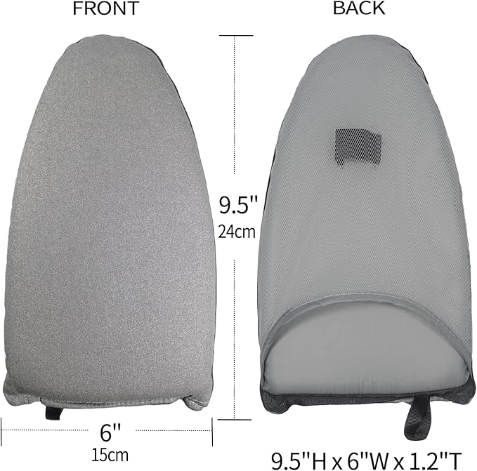 Garment Steamer Ironing Gloves with Finger Loop,Hanging Garment ironing machine board,Standing ironing machine,Anti steam gloves,Heat resistant clothing steam engine gloves (Grey)