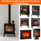 Long Handle Fireplace Ash Sifter, Hollow Out Metal Coal Shovel Adjustable Charcoal Shovel Scoop Heat Resistant Fireplace Tools for Wood Stove Fire Pit Grill (26inch/36inch)