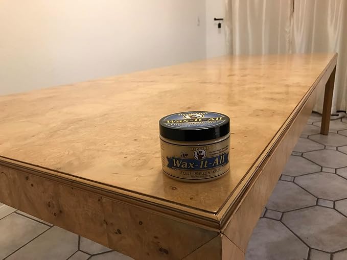 HOWARD - Protective Food-Grade Wax: Beautifies and Extends the Finish of Surfaces. Ideal for Wood, Stone, Metal, Cement, Paint, Plastics, and More. Size: 9 Fl oz.
