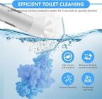 50 Count Disposable Toilet Brush Refills for Clorox Toilet Wand Refills, Compatible with Clorox Wand Refills for Toilet and Bathroom Cleaning