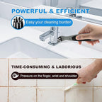 Rechargeable Electric Cleaning Brush with 4 in 1 Multiple Brush Heads and USB Cable, Indoor Household Cordless Motorized Brush for Bathroom Toilet Kitchen Tile Crevice (Grey & Black)