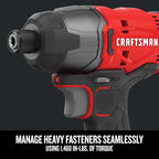 CRAFTSMAN V20 MAX Power Tool Combo Kit, 4-Tool Cordless Power Tool Set (CMCK401D2AM)
