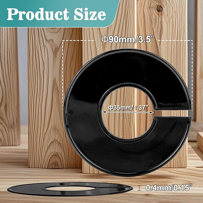 Sukh Baby Closet Dividers 30pcs - Plastic Clothes Organizer Shelf Tags Labels for Clothing Rack Wardrobe Store Warehouse Nursery Must Haves Boutique Supplies Sturdy Durable Flexible No Burrs (Black)