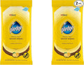 Pledge Multi-Surface Furniture Polish Wipes, Works on Wood, Granite, and Leather, Cleans and Protects, Lemon (24 Total Wipes) (Pack of 2)