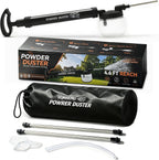 Diatomaceous Earth Powder Duster, 4.6 FT Adjustable Length Pump Applicator with Adjustable Powder Flow, Portable Dispenser & Sprayer for DE Dust Application
