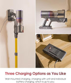 UNINELL HOME Cordless Vacuum Cleaner, 48000Pa 550W 65Mins Vacuum Cleaners for Home,LED Touch Display, Anti-Tangle Stick Vacuum Self-Standing, Vacuum Cordless Rechargeable for Pet Hair/Carpet