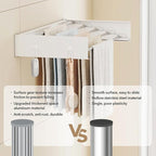 Wall Mounted Drying Rack,28 Inch,Clothes Drying Rack Wall Mounted,Foldable,Retractable,Collapsible Drying Raks for Laundry