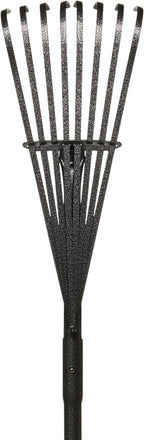 Yard Butler World’s Greatest Shrub Rake | Heavy Duty All Steel Rake with Ergonomic Garden Claw, 20 Free-Floating Tines & Long Metal Handle – Lawn, Yard, Bed, Landscape for Leaves, Grass & Debris, 8"