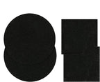 Resinta Compost Bin Filters - 12 Pack Refill Set, Round and Square