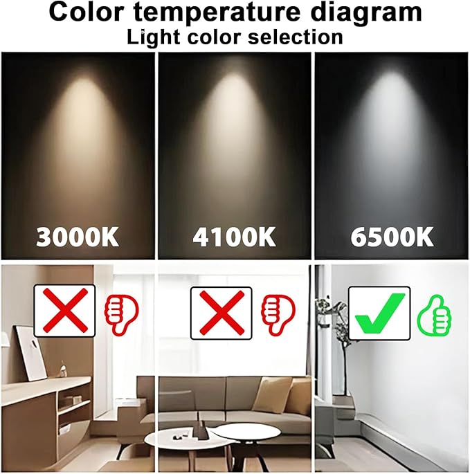 25 Pack T8 Fluorescent Bulbs 4 Foot, F32T8/865 Fluorescent Light Bulb 48 Inch 32 Watt 6500K Daylight 2500 Lumens G13 Base