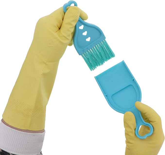 Blue Mini Dustpan with Brush - Set of 2