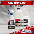 30 SECONDS Pro Mold and Mildew Stain Remover | Scrub Free | Brighter Results Instantly | Ready To Use Refill | 128 fl. oz. - PACKAGING MAY VARY