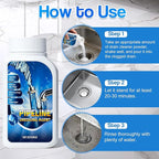 Strong Drain Cleaner for Kitchen, 2026 New Pipeline Dredging Agent, Fast Powerful Unclog Sink Drain Cleaner, Powerful Grease Dissolver for Bathroom, Pipe Cleaning Solution for Homeowner (1pcs)