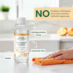 Good Natured Brand All-Purpose Cleaner Concentrate | 8oz makes 128oz | Orange Essential Oil | 16X Concentrated Natural Multi-Surface Cleaner