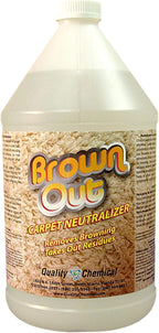 Quality Chemical Brown Out Carpet Stain Remover/Carpet Cleaner Solution for Machine/Carpet Cleaning Solution/Rug Shampoo Cleaner/Rug Shampoo - 128 oz (Pack of 1)