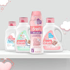 Dreft Blissfuls In-Wash Laundry Scent Booster Beads, Baby Fresh Scent, 18.2 oz (Pack of 2)