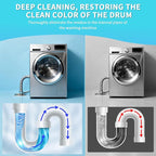 Washing Machine Cleaner Tablets - For HE Front & Top Load Washer - Eliminates Odor causing build-up,debris from drum, pipes,and filter,Septic Safe - 24 Counts/1 Year Supply