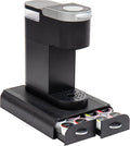 Mind Reader Single Serve Pod Organizer, 2 Drawers, 24 Pod Capacity, Keurig Mini Compatible, Black