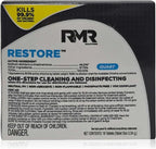 RMR Solutions RESTORE Disinfectant & Cleaner Concentrate, EPA Registered Mold Remover & Antibacterial Cleaning Solution for Kitchen, Bathroom, Floor, Home, Pet Areas, Counter, 3.34g, Makes 16 Quarts