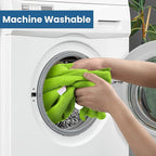 DAN RIVER 24-Pack Green Microfiber Towels – Ultra Absorbent, Lint-Free & Streak-Free Cleaning Cloths for Home, Car & Kitchen - Must-Have Cleaning Essentials - 12" x 12"