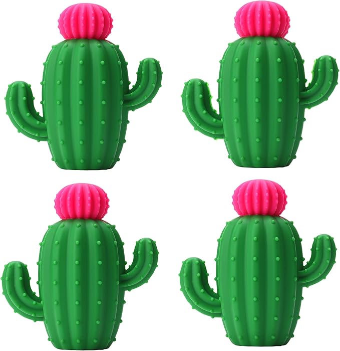 Sunseeke Silicone Dryer Balls, Natural Fabric Softener, Reusable, Reduces Clothing Wrinkles and Saves Drying Time -Blue, XL 4-Pack (Flowers)