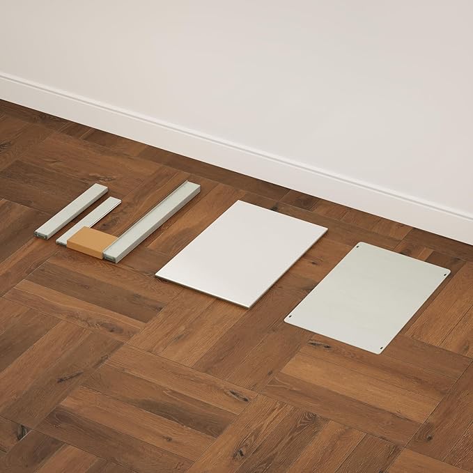 TokeShimi 48x24 Medicine Cabinet Mirror with Storage Tempered, Aluminum Surface Mount or Recessed Medicine Cabinet White with Adjustable Shelves for Bathroom Vanity Modern Farmhouse