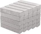 25 Pieces Pumice Stone Toilet Bowl Cleaner, Pumice Scouring Stick Remove Hard Water Ring in Toilet, Pumice Stones for Cleaning, Household, Bath, Kitchen, Pool (5.9 x 1.4 x 0.9 Inches)