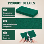 6-Pack Heavy-Duty Scouring Pads, Power Scrub Multi-Surface Scratch-Free 6"x4" in for Kitchen, Bathroom, Grill & Oven Racks