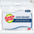 Scotch-Brite Easy Erasing Pad 833, 4.4 in x 2.6 in x 0.9 in, 3 Pack