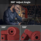 Working Light Portable, Rechargeable Work Lights with Magnetic Base Hanging Hook,360° Rotate 5 Modes,COB LED 800 Lumens Foldable Inspection Light for Car Repair, Grill and Outdoor Use(4pack)