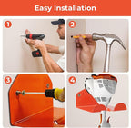 Weedeater Hanger, Heavy Duty Weed Eater Rack Waterproof Garage Organization Trimmer Rack, Garage Storage Tool Organizer for Grass Trimmer, Garden Tools