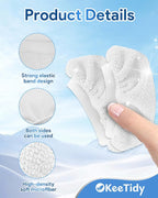 Steam Cleaner Accessories for Most Handheld Steam Cleaner Microfiber Cloths Cover Compatible with Bissell Steam Shot Steam Mop Pads Fit for Comforday Steam Cleaner, 5 Pack