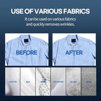 HubiCare Steamer for Clothes, 1500W Clothes Steam iron with Large 250ml Tank, Handheld Fabric Wrinkle Remover, Portable & Compact Travel Size Garment Steamer ONLY FOR 120V (White)