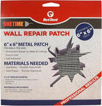 Red Devil 1216 6" x 6" ONETIME Wall Repair Patch, 1 Pack