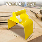 Garden Edging Curb Trowel Concrete Tool, Concrete Curbing Trowel, Curb Hand Tool with Putty Knife for Lawn, Garden, Pavement (Rectangle)