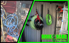 Hook & Hang Bungee Cords - Storage & Organization Cords - Hang Hoses, Cords, Ladders, Bikes, Tools & More. an Incredible Organizer! (3 PK, Green)