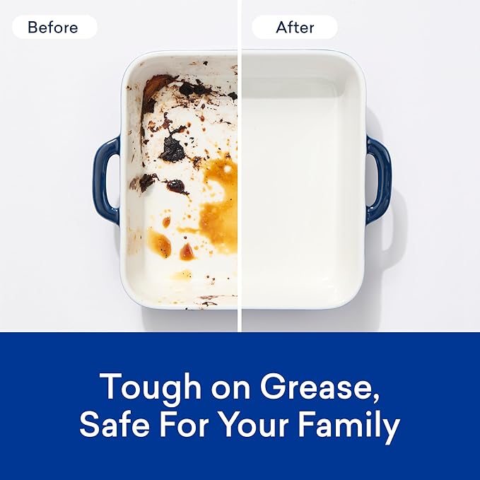 BLUELAND 100% Plastic-Free Dishwasher Detergent Tablets, 36 Count, Lemon Zest Scent, Eco Friendly Dishwashing Pods, Natural, Sustainable