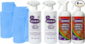 FOLEX Instant Carpet Spot Remover Carpet Cleaner and Hardwood, Laminate, Tile & Floor Cleaner with 4x Reusable Cleaning Cloth Bundle - 2 Pack