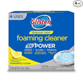 Glisten Garbage Disposal Cleaner and Odor Eliminator with Foaming Action, Removes Buildup and Cleans, Lemon Scent, 4 Uses