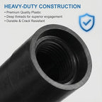 2 Pcs Squeegee Adapter, Changes The Threaded Tip to a Standard Friction Taper Fit, Broom Handle Adapter