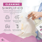 G's Cleaning Biodegradable Stain & Odor Remover Spray – 32 oz Pet Urine Enzyme Cleaner – Pet Odor Eliminator for Home – Cat & Dog Pee Carpet Cleaner – Stain Remover for Rug, Floor, Furniture, Mattress