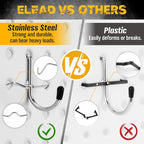 ELEAD 297 Piece Pegboard Hooks Kit, Peg Board Organizer Accessories with Bins for Organizing Various Tools, Fit 1/8 or 1/4 inch Pegboard for Hanging Storage, Garage Kitchen Bathroom Craft Room