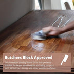 The Block & Board Company Specialist Chopping Board Complete Kit Food Grade Soap, Wax & Oil | Cleans, Nourishes, Seals & Protects Wood, Butcher Blocks, Countertops & Utensils | 3 Piece Set