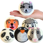 Wool Dryer Balls Organic Premium | 6 Balls XL, Ethically & Humanely Made, Natural Fabric Softener, Laundry Dryer Balls Reusable, Wrinkle Release, Organic Fabric Softener Ball, Say No! to Dryer Sheets