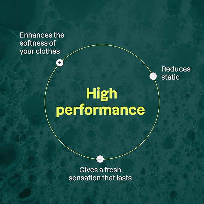 ATTITUDE Baby Fabric Softener, Plant and Mineral-Based Ingredients, HE Compatible, Vegan and Cruelty-free Laundry and Household Products, Unscented, 80 Loads, 67.6 Fl Oz (Pack of 2)