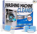 Washing Machine Cleaner Tablets–24 Packs,Deep Cleaning Tablets For HE Front Loader & Top Load Washer,Clean Inside Drum and Laundry Tub Seal-1Year Supply