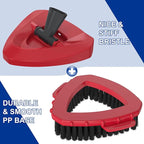 Scrub Brush with Mop Base for Ocedar Spin Mop 2 Tank System, Spin Mop Replacement Head for O Cedar Mop Replace Head, Scrub Brush Attachment for O Cedar Mop Scrubber Head, Scrub Head for Ocedar Mop