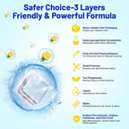 Upgraded Washing Machine Cleaner Tablets 32 Pack, 1+Year Supply, Formulated for Pet Owner, Compatible with HE,Top&Front Load Washer, Washing Machine Cleaner Pro with Mold Stain Remover Gel