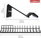 CASOMAN Plier Organizer Rack, 2 Pack, Stores Spring Loaded, Black, 15-Slot Plier Rack, Keep Pliers Organized in Tool Drawer