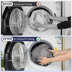 4Pcs Mesh Laundry Bags Washing Machine Mesh Wash Bags Jumbo for Delicates Clothes,Bed Linen,Toys with Drawstring Closure Sturdy (Black, Pack 4 Pcs)